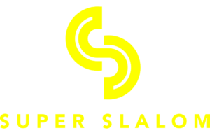 Logo du super slalom en jaune